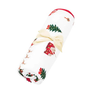 Kyte Baby Swaddle Blanket in Santa Sleigh