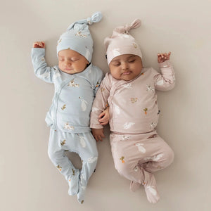 Kyte Baby Take Me Home Set with Cap in Blush Rabbit