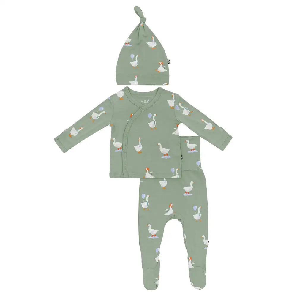 Kyte Baby Take Me Home Set with Cap in Silly Goose