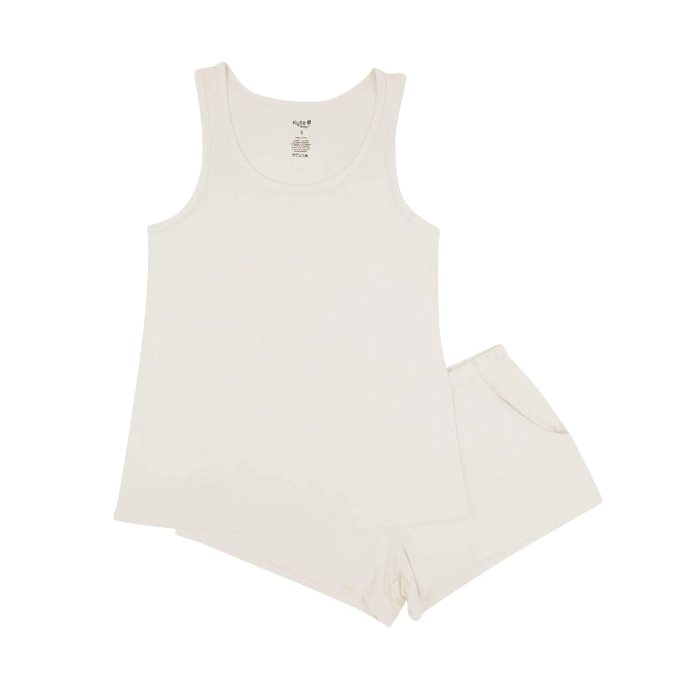 Kyte Mama Women's Tank Set in Oat
