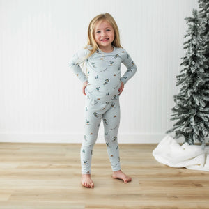 Kyte Baby Long Sleeve Pajamas in Ski