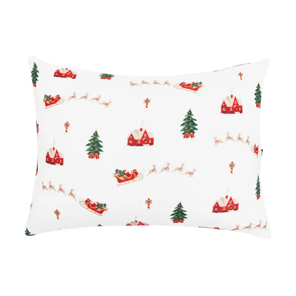 Kyte Baby Toddler Pillowcase in Santa Sleigh