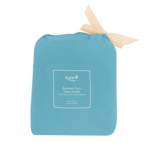 Kyte Baby Twin Sheet in Makai