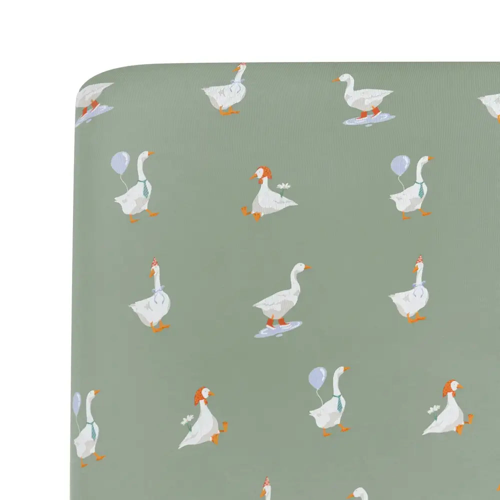 Kyte Baby Twin Sheet in Silly Goose
