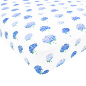 Kyte Baby Printed Twin Sheet in Hydrangea