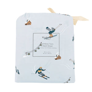 Kyte Baby Twin Sheet in Ski