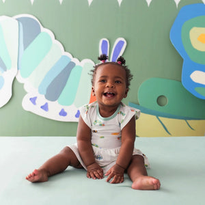 Kyte Baby Twirl Bodysuit Dress in The Very Hungry Caterpillar and Friends