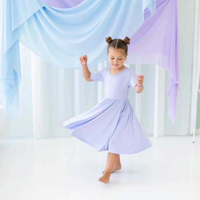 Baby lilac dress sales