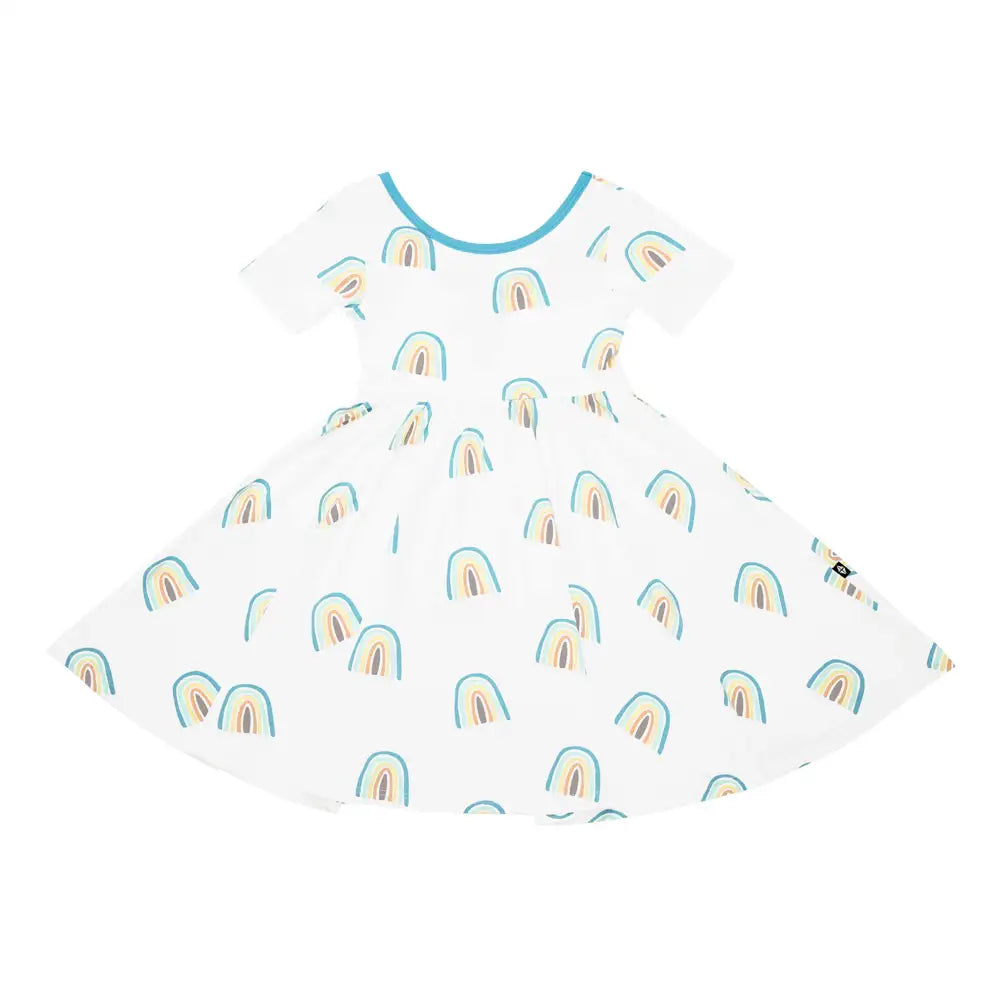 Kyte Baby Twirl Dress in Makai Rainbow