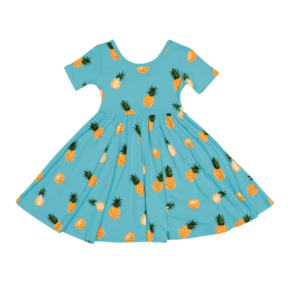 Kyte Baby Twirl Dress in Pineapple