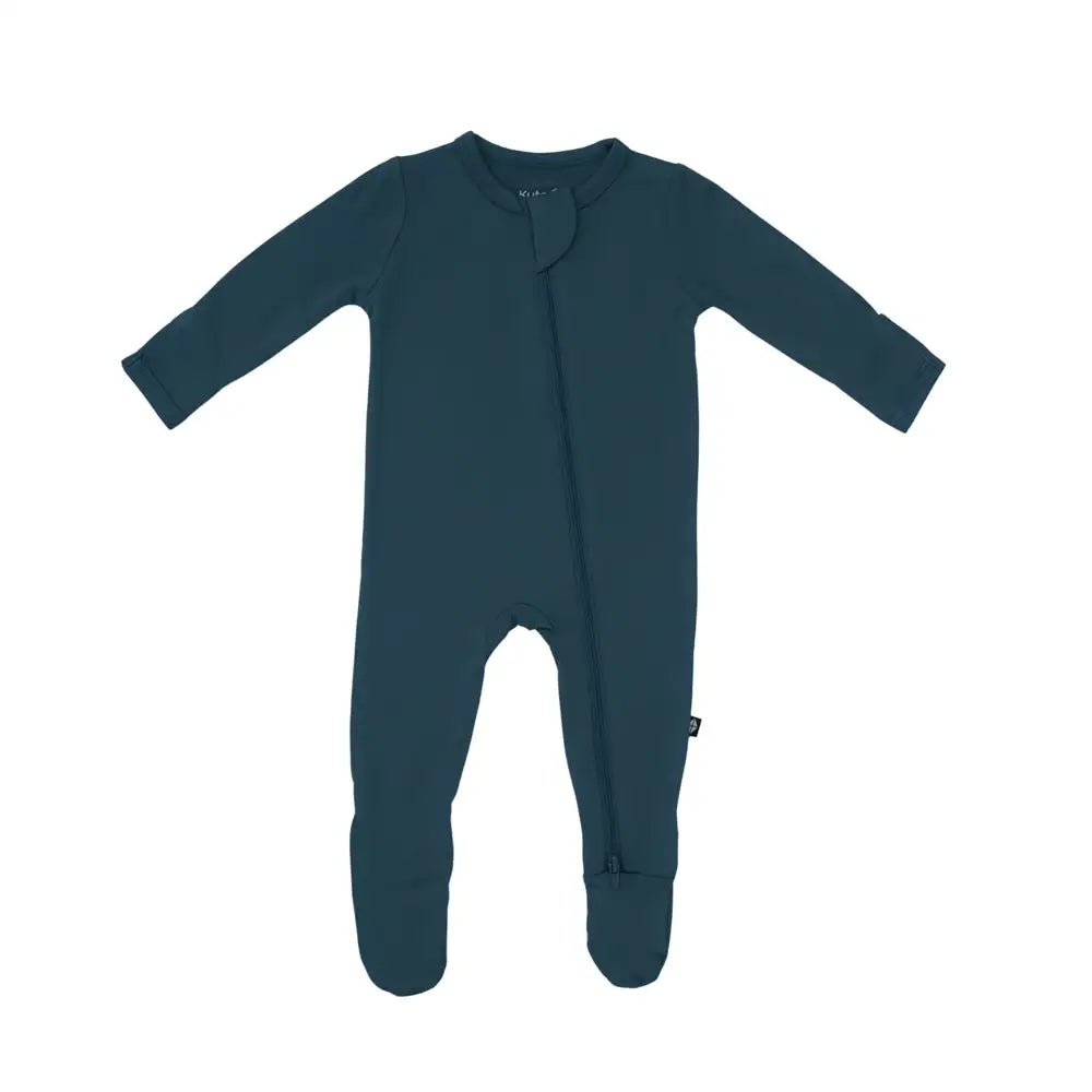 Kyte Baby Zippered Footie in Atlantic