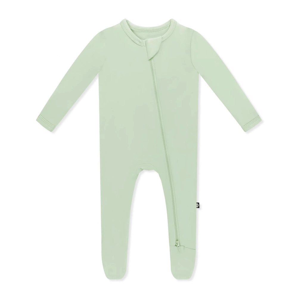 Kyte Baby Zippered Footie in Basil