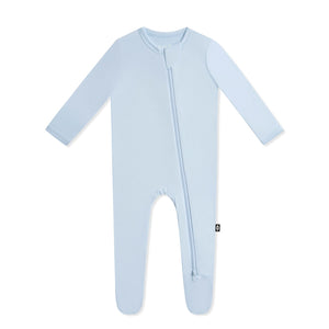 Kyte Baby Zippered Footie in Breeze