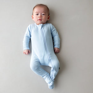 Kyte Baby Zippered Footie in Breeze