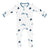 Kyte Baby Zippered Footie in Dolphin
