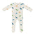 Kyte Baby Zippered Footie in Ecru Roar