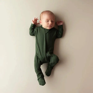 Kyte Baby Zippered Footie in Fir