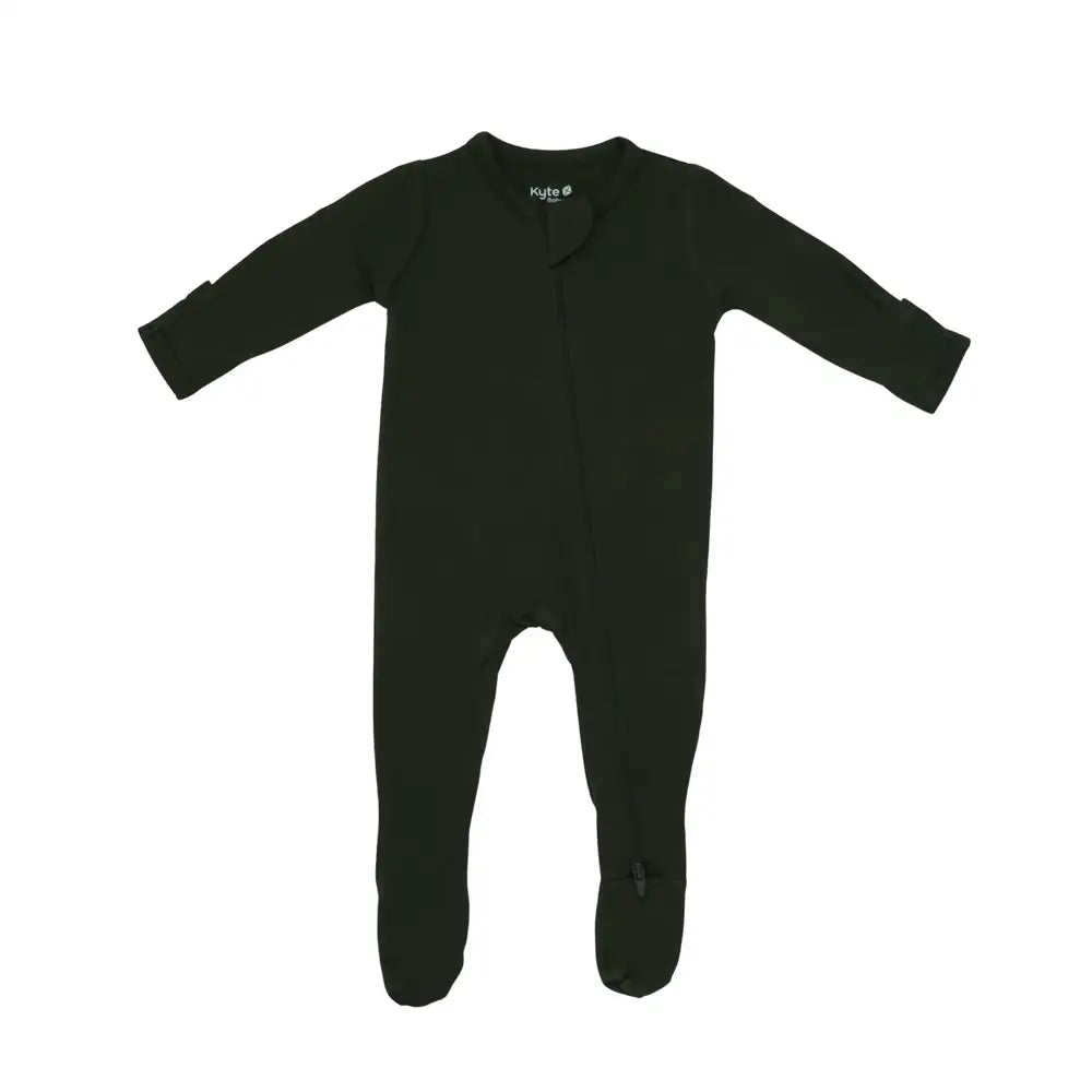Kyte Baby Zippered Footie in Fir