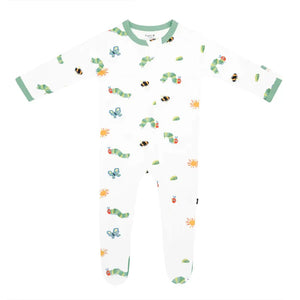 Kyte Baby Zippered Footie in Very Hungry Caterpillar