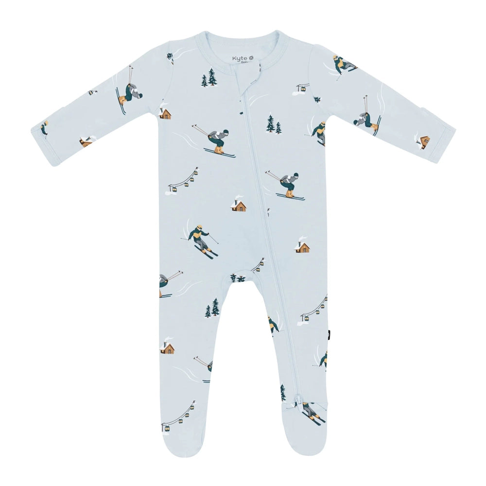 Kyte Baby Zippered Footie in Ski