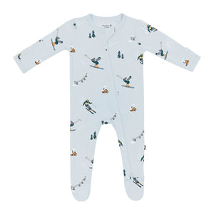 Kyte Baby Zippered Footie in Ski