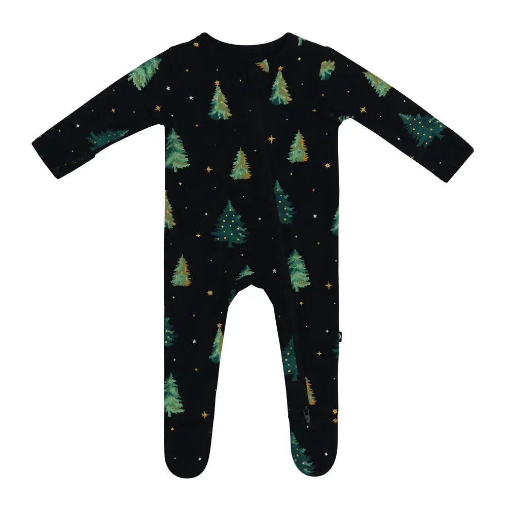 Kyte Baby Zippered Footie in Twinkle Tree