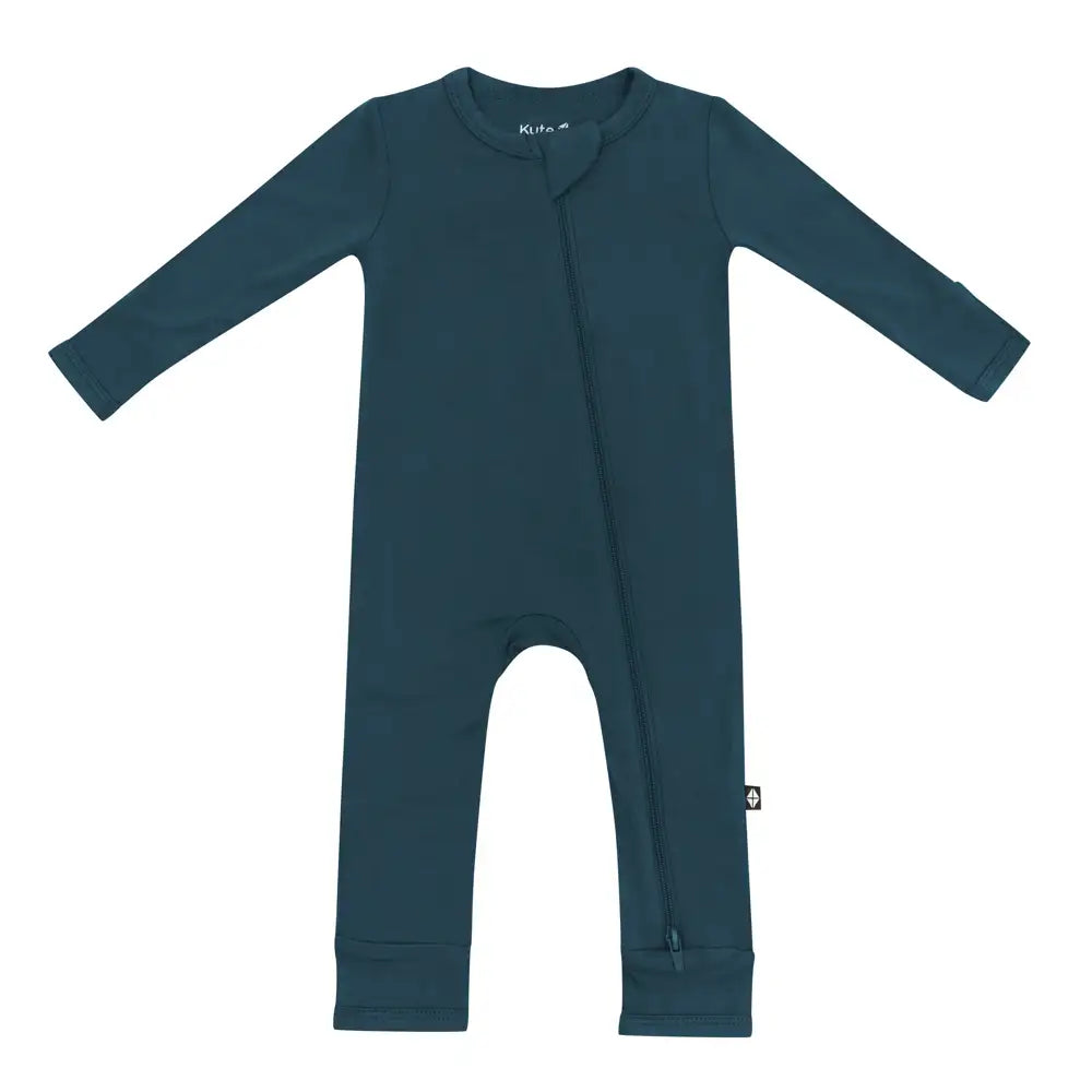 Kyte Baby Zippered Romper in Atlantic