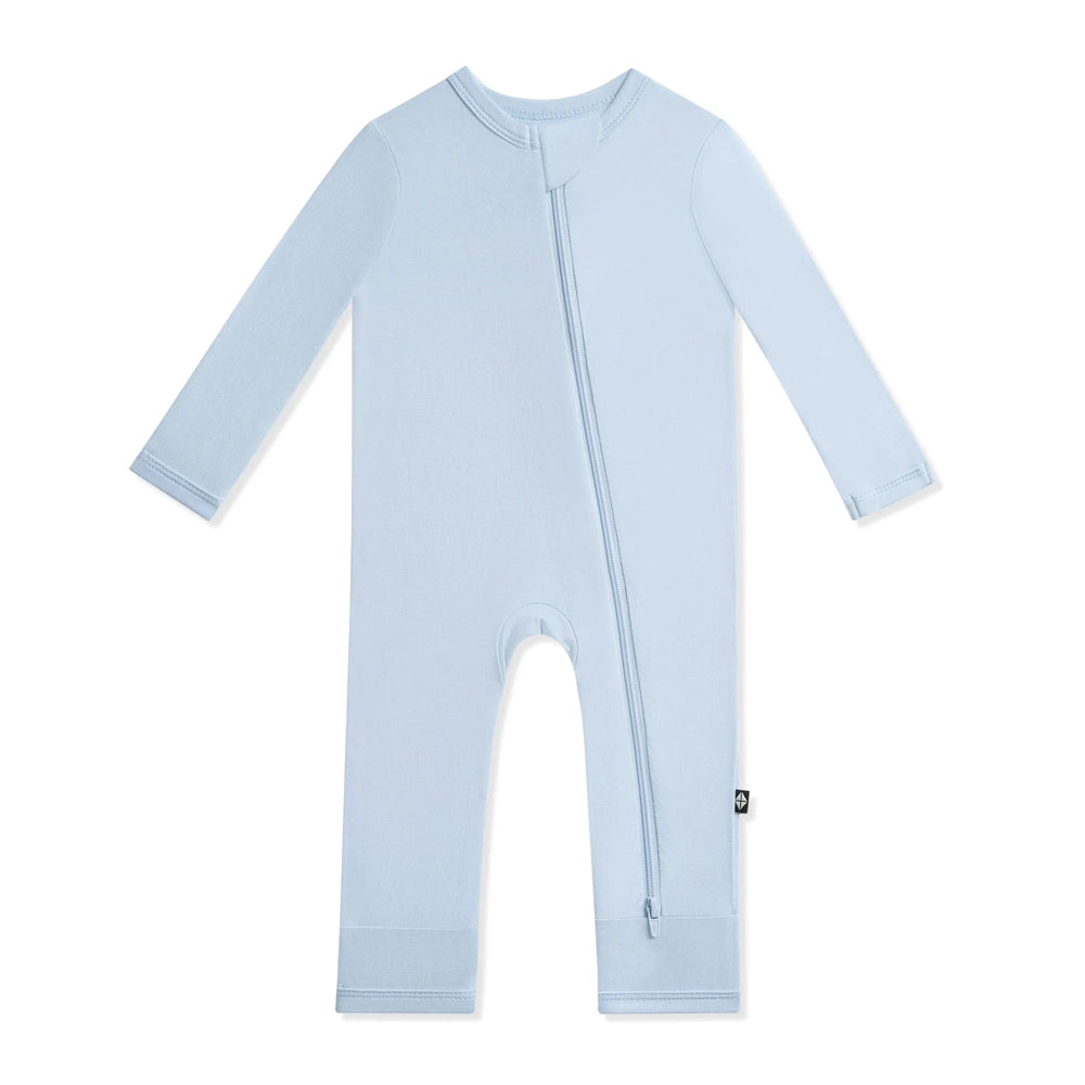 Kyte Baby Zippered Romper in Breeze