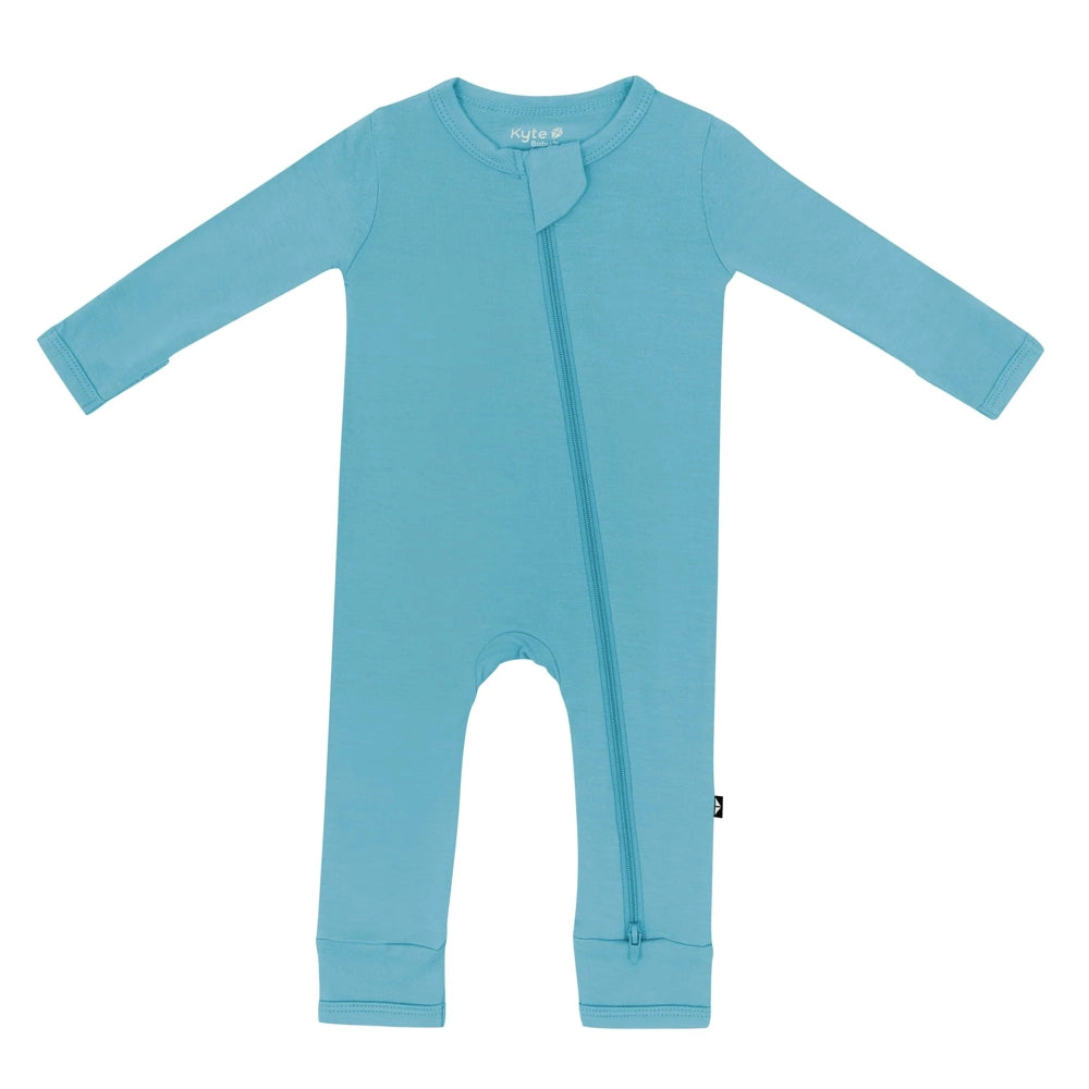 Kyte Baby Zippered Romper in Makai Baby Charlotte Canada
