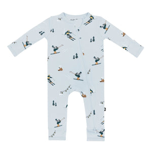 Kyte Baby Zippered Romper in Ski