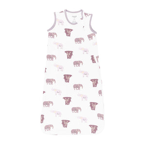 Kyte Baby 0.5 Tog Printed Sleep Bag in Elephant