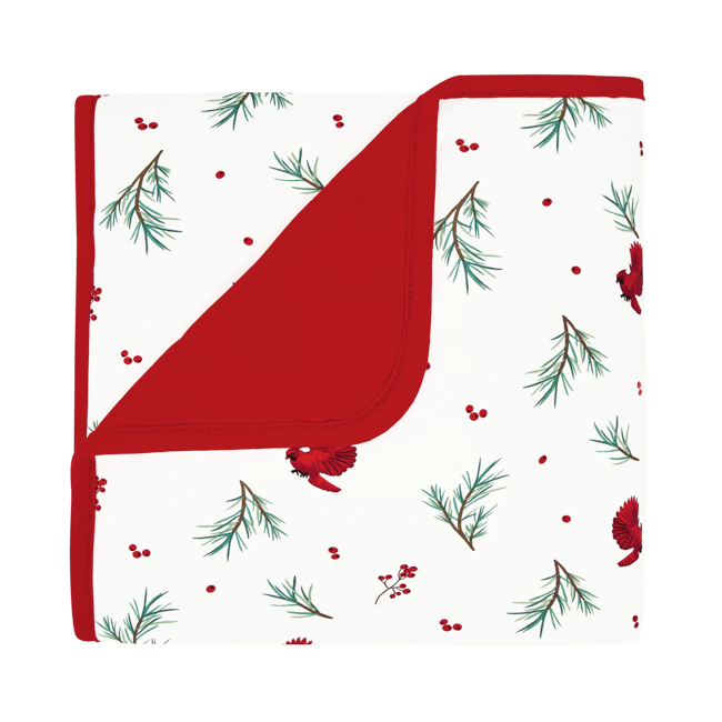 kyte baby printed baby blanket in winterberry