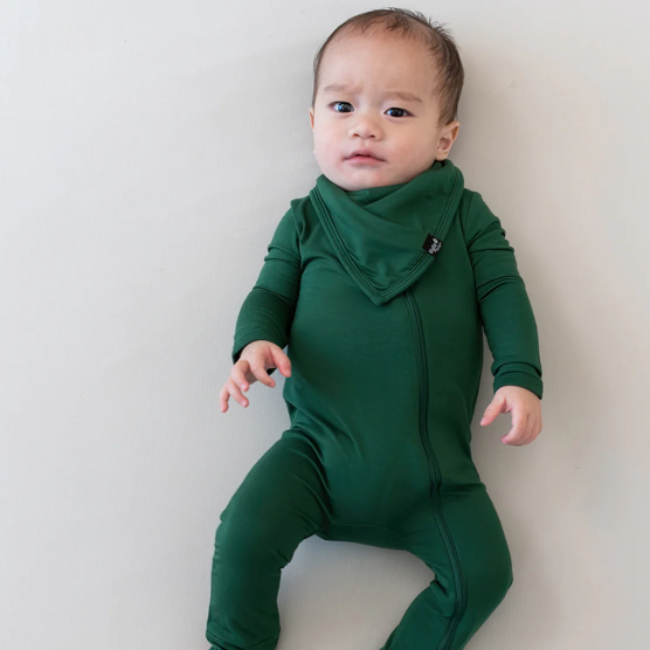 kyte baby bib in forest