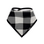 kyte baby printed bib in midnight plaid
