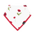 kyte baby printed bib in cloud poppies