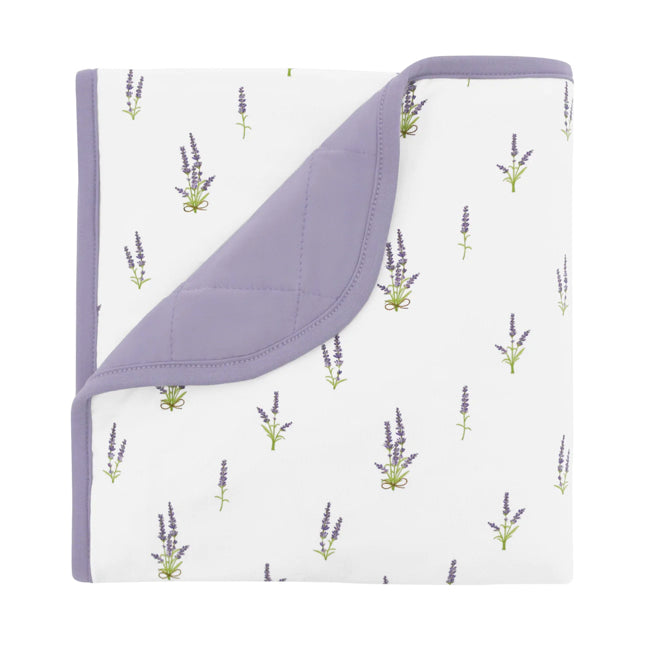 Kyte Baby Printed Baby Blanket in Lavender