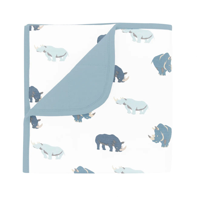 Kyte Baby Printed Baby Blanket in Rhino