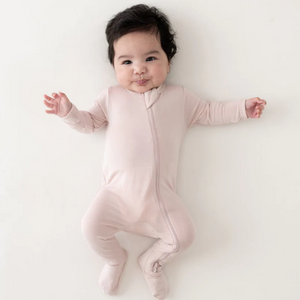 Kyte Baby Zippered Footie in Blush