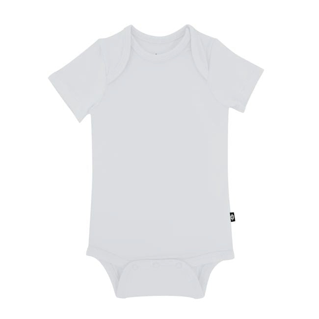 Kyte Baby Short Sleeve Bodysuit in Storm