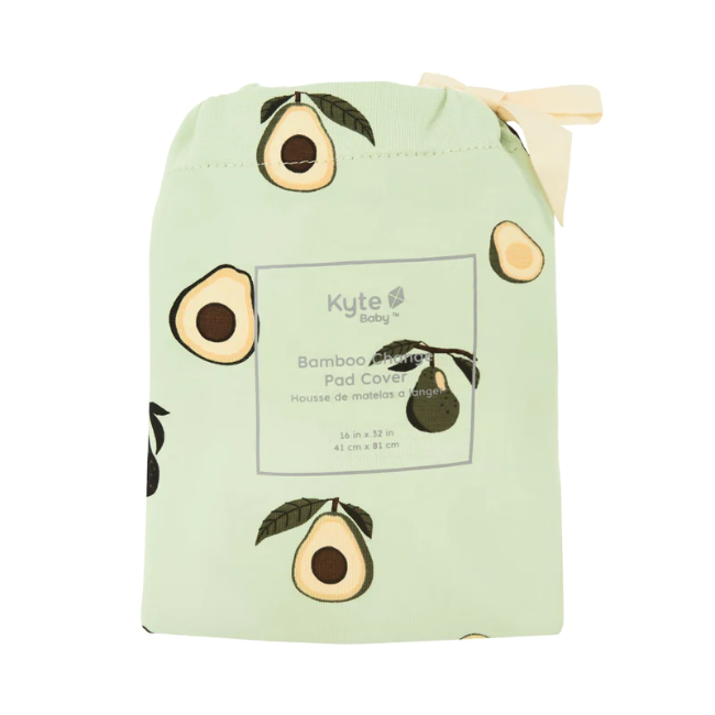 Kyte Baby Printed Change Pad Cover in Avocado - Baby Charlotte Canada