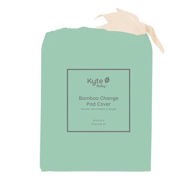 Kyte Baby Change Pad Cover in Wasabi Baby Charlotte Canada