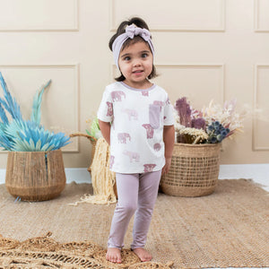 Kyte Baby Printed Toddler Crew Neck Tee in Elephant