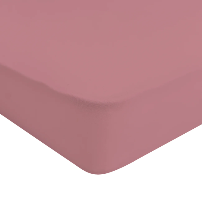 kyte baby crib sheet - dusty rose
