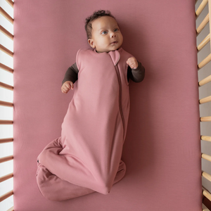 Kyte Baby Crib Sheet in Dusty Rose