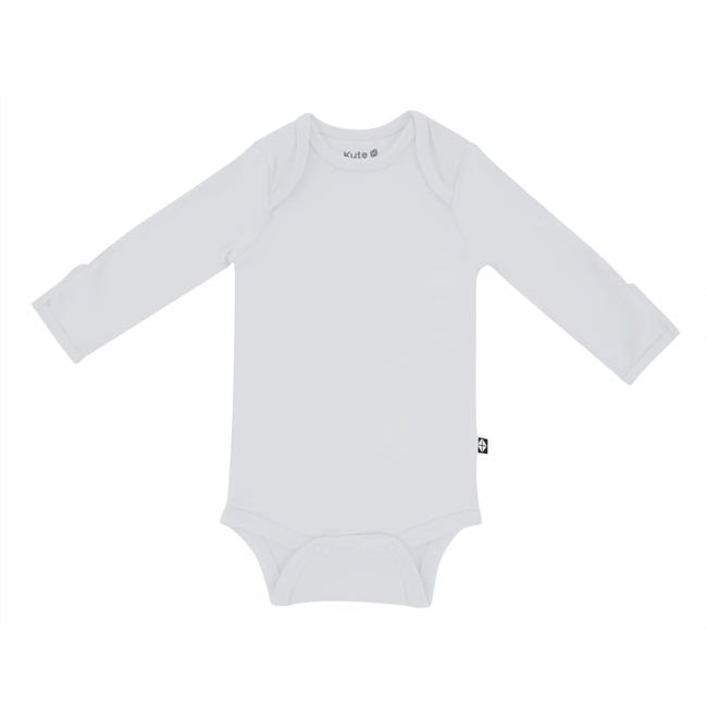 Kyte Baby Long Sleeve Bodysuit in Storm