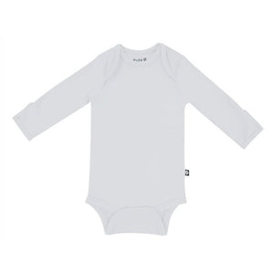 Kyte Baby Long Sleeve Bodysuit in Storm