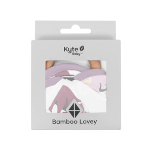 Kyte Baby Lovey with Removable Wooden Teething Ring in Elephant