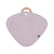 Kyte Baby Lovey with Removable Wooden Teething Ring in Wisteria