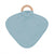 Kyte Baby Lovey with Removable Wooden Teething Ring in Dusty Blue