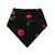 kyte baby printed bib in midnight poppies